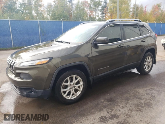2015 Jeep Cherokee North with VIN 1C4PJMCS7FW581051, listed as a Copart auction lot 76532414 with 168,964 mi miles and Salvage Title. Bid and sale history available at carsss.com. Image 1.