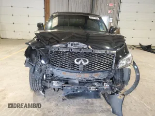 2015 Infiniti QX80 with VIN JN8AZ2NE7F9080402, listed as a Copart auction lot 52141295 with 0 mi miles and Salvage Title. Bid and sale history available at carsss.com. Image 5.