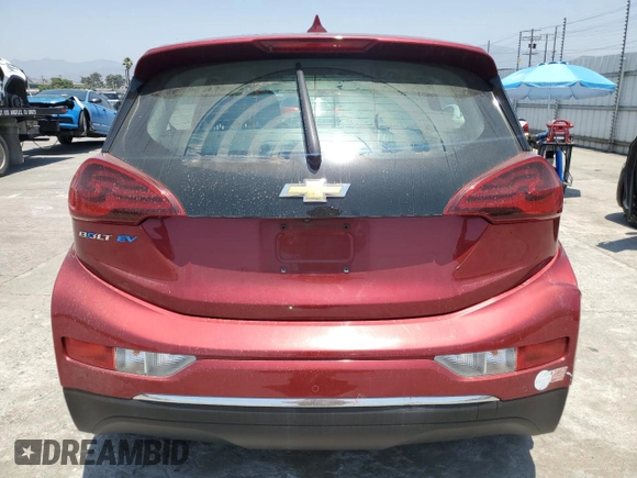 2017 Chevrolet Bolt EV LT with VIN 1G1FW6S00H4156710, listed as a Copart auction lot 62604345 with 120,506 mi miles and Clean title. Bid and sale history available at DreamBid. Image 6.