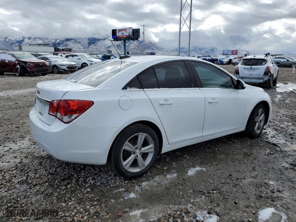 2015 Chevrolet Cruze LT with VIN 1G1PE5SB7F7167217, listed as a Copart auction lot 48633145 with 76,573 mi miles and Salvage Title. Bid and sale history available at carsss.com. Image 3.