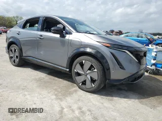 2024 Nissan ARIYA Platinum+ with VIN JN1DF0CD2RM740057, listed as a Copart auction lot 51851075 with 1,168 mi miles and Salvage title. Bid and sale history available at DreamBid. Image 4.