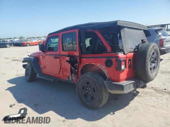 2020 Jeep Wrangler Unlimited Sport с VIN 1C4HJXDG6LW278287, выставлен на аукционе Copart как лот 54019895 с пробегом 60 156 миль миль и Списание • Salvage title. История ставок и продаж доступна на DreamBid. Изображение 2.