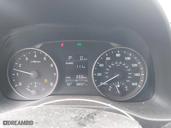 2017 Hyundai Elantra SE with VIN 5NPD74LFXHH158073, listed as a IAAI auction lot 41895953 with 88,507 mi miles. Bid and sale history available at carsss.com. Image 7.