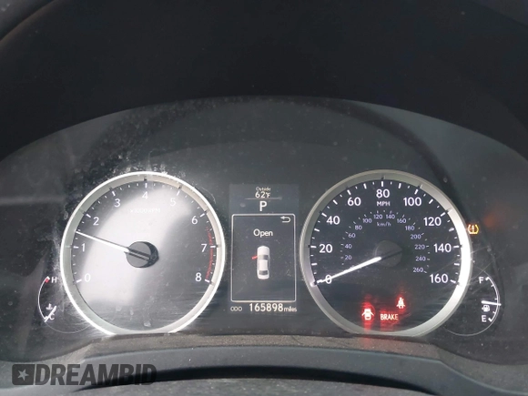 2014 Lexus IS 250 with VIN JTHBF1D2XE5030642, listed as a IAAI auction lot 42348749 with 165,898 mi miles and . Bid and sale history available at DreamBid. Image 7.
