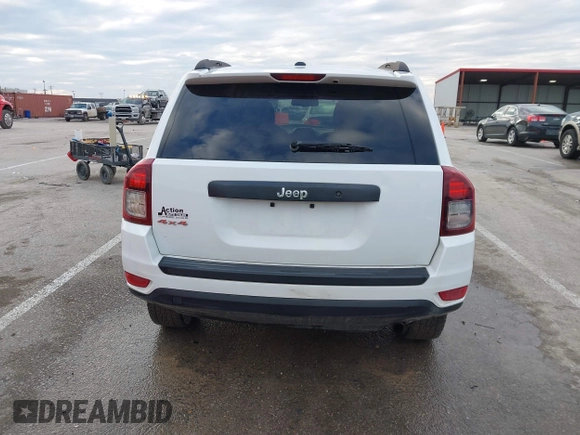 2016 Jeep Compass Sport with VIN 1C4NJDBB5GD804581, listed as a IAAI auction lot 41502976 with 196,351 mi miles and . Bid and sale history available at carsss.com. Image 16.