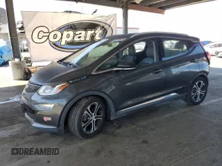 2017 Chevrolet Bolt EV Premier with VIN 1G1FX6S03H4154107, listed as a Copart auction lot 62770475 with 35,901 mi miles and Salvage title. Bid and sale history available at DreamBid. Image 1.