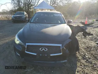 2014 Infiniti Q50 Premium with VIN JN1BV7AR9EM707892, listed as a Copart auction lot 82459294 with 144,387 mi miles and Salvage title. Bid and sale history available at DreamBid. Image 5.