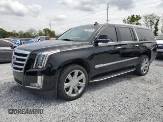2020 Cadillac Escalade ESV Luxury z VIN 1GYS3HKJXLR122461, wystawiony jako Copart lot #50350175 z przebiegiem 172 411 mil mil oraz Czysty tytuł • Clean title. Historia ofert i sprzedaży dostępna na DreamBid. Obrazek 1.
