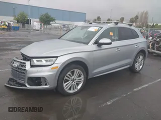 2018 Audi Q5 Premium Plus with VIN WA1BNAFY3J2044961, listed as a IAAI auction lot 41720171 with 98,481 mi miles. Bid and sale history available at carsss.com. Image 2.
