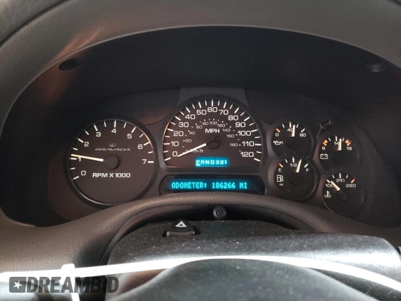 2002 Oldsmobile Bravada z VIN 1GHDT13S722200855, wystawiony jako Copart lot #76718124 z przebiegiem 186 266 mil mil oraz Szkoda całkowita • Salvage title. Historia ofert i sprzedaży dostępna na DreamBid. Obrazek 9.
