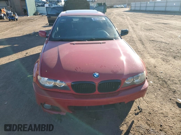 2004 BMW 3 Series 330Ci with VIN WBABD53434PD97550, listed as a Copart auction lot 88313395 with 174,839 mi miles and Salvage Title. Bid and sale history available at carsss.com. Image 5.