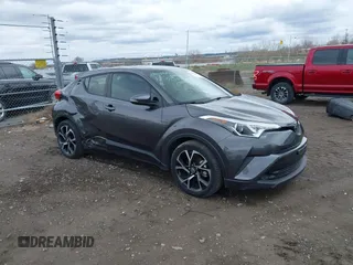 2019 Toyota C-HR XLE with VIN JTNKHMBX6K1055144, listed as a IAAI auction lot 41937836 with 8,299 mi miles. Bid and sale history available at carsss.com. Image 1.