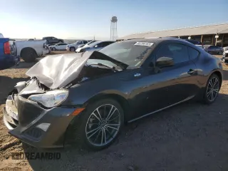 2016 Scion FR-S with VIN JF1ZNAA18G8705412, listed as a Copart auction lot 80296163 with 79,281 mi miles and Salvage Title. Bid and sale history available at carsss.com. Image 1.