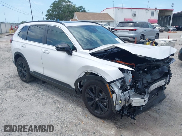 2025 Honda CR-V Sport Touring with VIN 5J6RS6H99SL012005, listed as a IAAI auction lot 42101669 with 7,945 mi miles and . Bid and sale history available at DreamBid. Image 1.