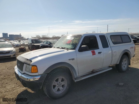 2003 Ford Ranger XL Fleet with VIN 1FTZR45E43PA26802, listed as a Copart auction lot 47293085 with 182,931 mi miles and Salvage Title. Bid and sale history available at carsss.com. Image 1.
