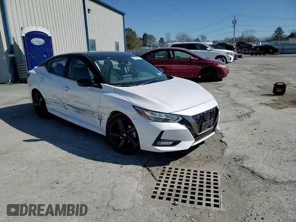 2022 Nissan Sentra SR with VIN 3N1AB8DV9NY256821, listed as a Copart auction lot 50524955 with 16,108 mi miles and Salvage Title. Bid and sale history available at carsss.com. Image 11.