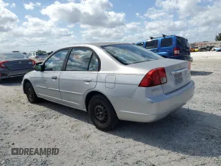 2003 Honda Civic LX with VIN 2HGES16563H568571, listed as a Copart auction lot 53802225 with 0 mi miles and Salvage Title. Bid and sale history available at carsss.com. Image 2.