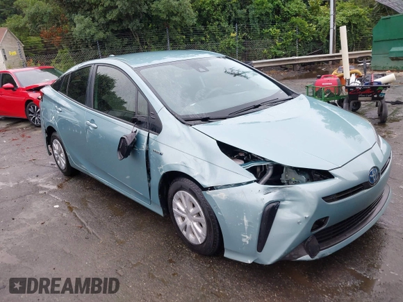 2022 Toyota Prius L Eco with VIN JTDKAMFU4N3158998, listed as a IAAI auction lot 42625041 with 43,033 mi miles and . Bid and sale history available at DreamBid. Image 1.