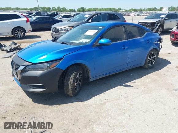 2021 Nissan Sentra SV z VIN 3N1AB8CV5MY266567, wystawiony jako IAAI lot #42014500 z przebiegiem 70 588 mil mil oraz . Historia ofert i sprzedaży dostępna na DreamBid. Obrazek 17.