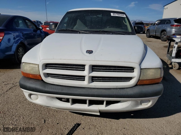 2001 Dodge Dakota with VIN 1B7GL22X41S130350, listed as a Copart auction lot 85788344 with 235,825 mi miles and Salvage Title. Bid and sale history available at carsss.com. Image 5.