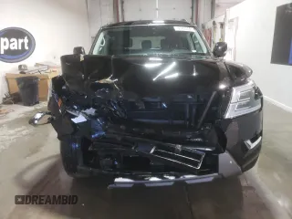 2022 Nissan Armada SV with VIN JN8AY2AC4N9162948, listed as a Copart auction lot 80630064 with 53,724 mi miles and Salvage Title. Bid and sale history available at carsss.com. Image 5.