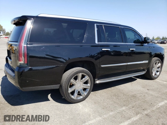 2018 Cadillac Escalade ESV Luxury z VIN 1GYS3HKJ2JR139302, wystawiony jako Copart lot #56713535 z przebiegiem 155 722 mil mil oraz Czysty tytuł • Clean title. Historia ofert i sprzedaży dostępna na DreamBid. Obrazek 3.