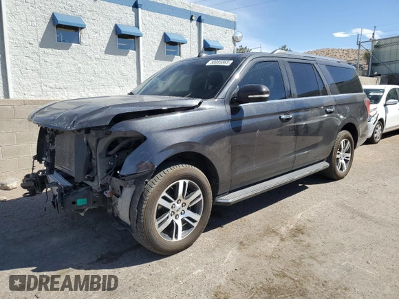 2022 Ford Expedition Max Limited z VIN 1FMJK2AT3NEA27377, wystawiony jako Copart lot #50085865 z przebiegiem 55 537 mil mil oraz Szkoda całkowita • Salvage title. Historia ofert i sprzedaży dostępna na DreamBid. Obrazek 1.