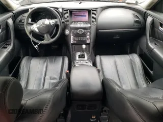 2014 Infiniti QX70 with VIN JN8CS1MU9EM450468, listed as a Copart auction lot 55485575 with 102,261 mi miles and Clean Title. Bid and sale history available at DreamBid. Image 8.