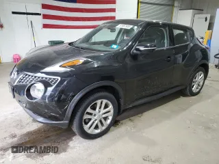 2016 Nissan Juke S with VIN JN8AF5MV7GT653041, listed as a Copart auction lot 57987985 with 41,667 mi miles and Salvage title. Bid and sale history available at DreamBid. Image 1.
