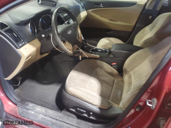 2012 Hyundai Sonata GLS PZEV with VIN 5NPEB4ACXCH322684, listed as a Copart auction lot 48843805 with 183,949 mi miles and Salvage Title. Bid and sale history available at carsss.com. Image 7.