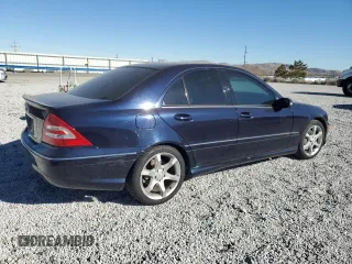2007 Mercedes-Benz C 230 Sport with VIN WDBRF52H57F920704, listed as a Copart auction lot 41866955 with 93,551 mi miles and Salvage title. Bid and sale history available at DreamBid. Image 3.