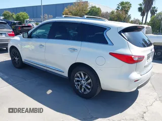 2013 Infiniti JX35 z VIN 5N1AL0MM3DC305128, wystawiony jako IAAI lot #42427531 z przebiegiem 230 289 mil mil oraz . Historia ofert i sprzedaży dostępna na DreamBid. Obrazek 3.