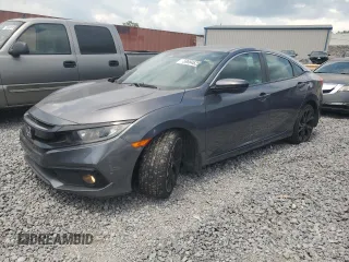 2019 Honda Civic Sport with VIN 19XFC2F88KE029976, listed as a Copart auction lot 59684625 with 57,943 mi miles and Clean title. Bid and sale history available at DreamBid. Image 1.