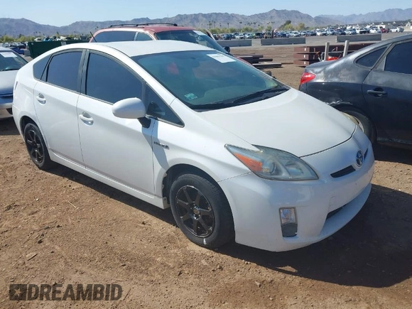 2011 Toyota Prius I with VIN JTDKN3DU6B0266604, listed as a IAAI auction lot 41981587 with 184,346 mi miles. Bid and sale history available at carsss.com. Image 1.