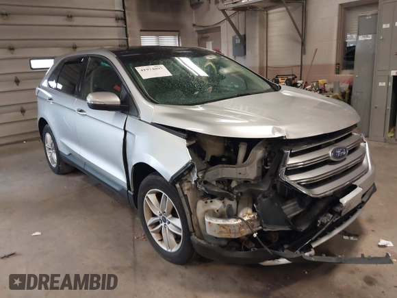 2015 Ford Edge SEL with VIN 2FMTK4J96FBB53500, listed as a IAAI auction lot 41974097 with 199,331 mi miles. Bid and sale history available at carsss.com. Image 1.