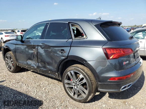 2018 Audi SQ5 Prestige with VIN WA1C4AFY8J2119726, listed as a Copart auction lot 48949415 with 87,373 mi miles and Salvage Title. Bid and sale history available at DreamBid. Image 2.