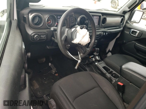 2022 Jeep Wrangler Sport S with VIN 1C4GJXAG2NW173555, listed as a Copart auction lot 87008354 with 28,932 mi miles and Salvage title. Bid and sale history available at DreamBid. Image 8.