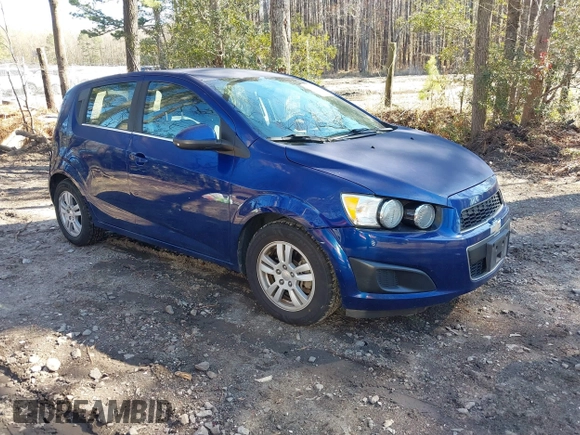 2014 Chevrolet Sonic LT with VIN 1G1JC6SG7E4118564, listed as a IAAI auction lot 41827748 with 120,326 mi miles. Bid and sale history available at carsss.com. Image 1.