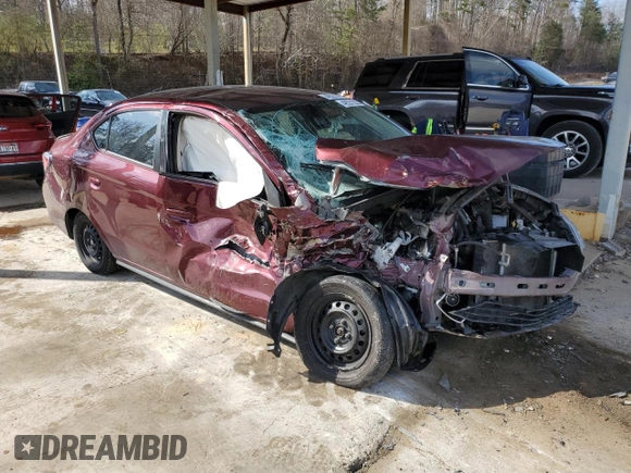 2022 Mitsubishi Mirage G4 ES with VIN ML32FUFJ2NHF09407, listed as a Copart auction lot 49331355 with 0 mi miles and Salvage Title. Bid and sale history available at carsss.com. Image 4.