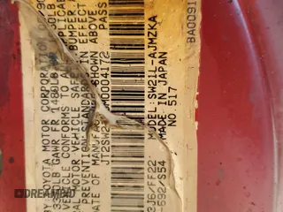 1991 Toyota MR2 z VIN JT2SW21N9M0004172, wystawiony jako Copart lot #44083265 z przebiegiem Nie podano mil oraz Nie do naprawy • Non repairable. Historia ofert i sprzedaży dostępna na DreamBid. Obrazek 12.