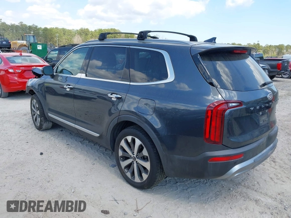 2020 Kia Telluride S with VIN 5XYP64HC4LG048473, listed as a IAAI auction lot 41901438 with 125,089 mi miles and . Bid and sale history available at DreamBid. Image 3.