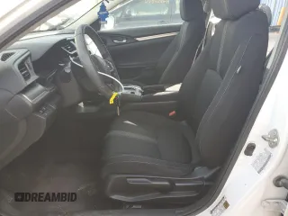 2019 Honda Civic LX with VIN 2HGFC2F61KH602592, listed as a Copart auction lot 49295655 with 96,526 mi miles and Salvage Title. Bid and sale history available at DreamBid. Image 7.