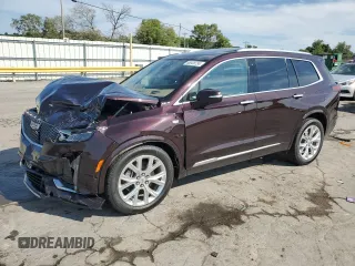 2020 Cadillac XT6 AWD Premium Luxury with VIN 1GYKPFRS8LZ190913, listed as a Copart auction lot 66938734 with 79,097 mi miles and Salvage Title. Bid and sale history available at carsss.com. Image 1.