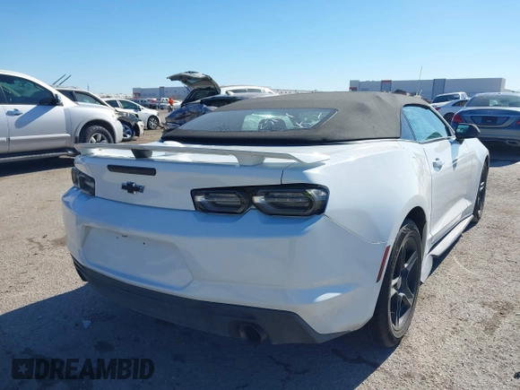 2019 Chevrolet Camaro 1LT with VIN 1G1FB3DSXK0108395, listed as a IAAI auction lot 41146697 with 64,414 mi miles. Bid and sale history available at carsss.com. Image 4.