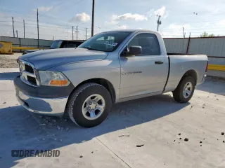 2011 Ram 1500 ST with VIN 3D7JB1EK5BG554055, listed as a Copart auction lot 62883075 with 187,560 mi miles and Clean title. Bid and sale history available at DreamBid. Image 1.