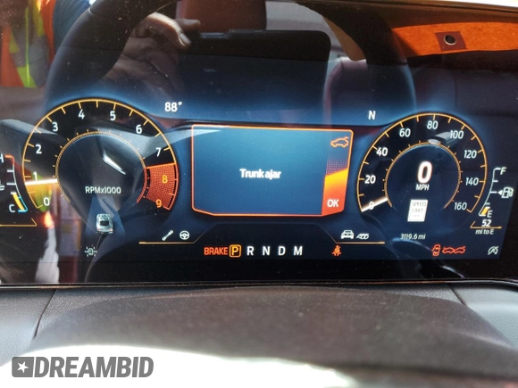 2024 Ford Mustang GT с VIN 1FA6P8CF0R5431139, выставлен на аукционе Copart как лот 53158615 с пробегом 3 119 миль миль и Списание • Salvage title. История ставок и продаж доступна на DreamBid. Изображение 9.