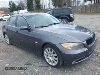 2006 BMW 3 Series 330i with VIN WBAVB33596KR76703, listed as a IAAI auction lot 41653613 with 191,483 mi miles. Bid and sale history available at carsss.com. Image 1.