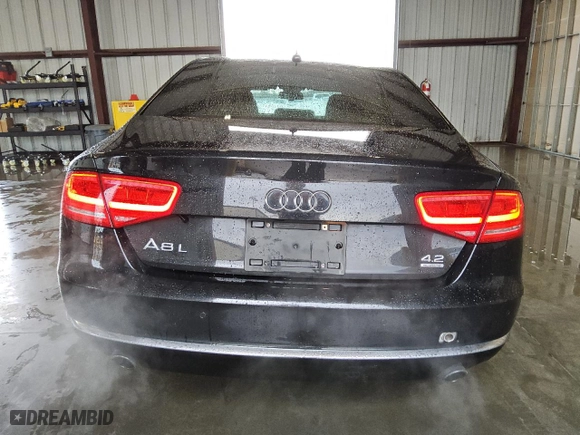 2012 Audi A8 L with VIN WAURVAFD8CN036371, listed as a Copart auction lot 41440405 with 170,078 mi miles and Clean Title. Bid and sale history available at carsss.com. Image 6.