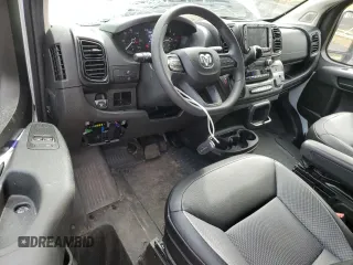 2023 Ram ProMaster Cargo with VIN 3C6LRVVG3PE527237, listed as a Copart auction lot 45252854 with 24,904 mi miles and Salvage Title. Bid and sale history available at DreamBid. Image 8.