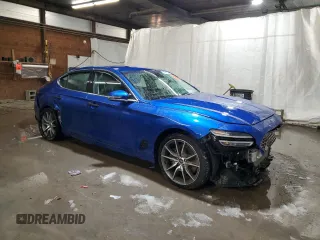 2022 Genesis G70 3.3T with VIN KMTG54TE8NU092068, listed as a Copart auction lot 85809484 with 48,319 mi miles and Salvage Title. Bid and sale history available at DreamBid. Image 4.